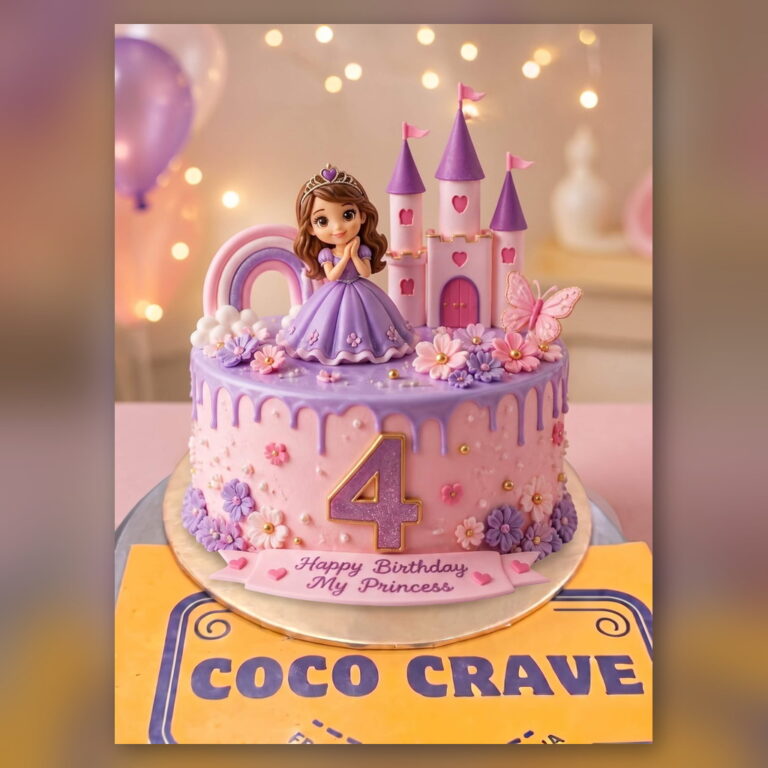 Barbie Princess Castle Cake in Lahore