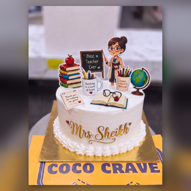 Best Teacher Ever Cake in Lahore
