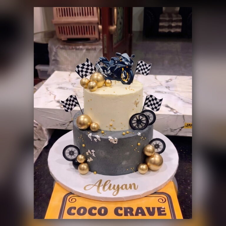 Bike Birthday Cake in Lahore