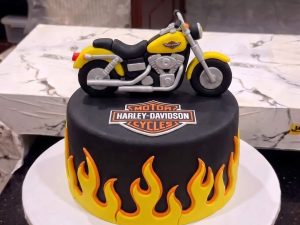 Dirt Bike Cake by Coco Crave — premium dirt bike cake delivered in Lahore