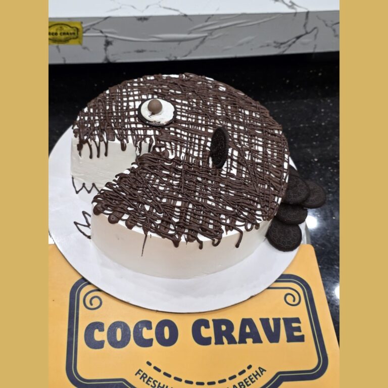 Custom Biting Fish Cake Design Cake Delivery Lahore - CocoCrave.pk