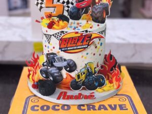 Blaze Monster Truck Cake in Lahore