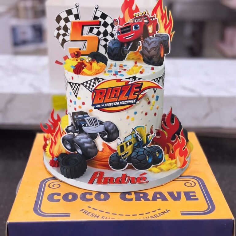 Blaze Monster Truck Cake in Lahore