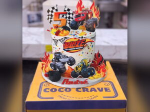Blaze Monster Truck Cake in Lahore