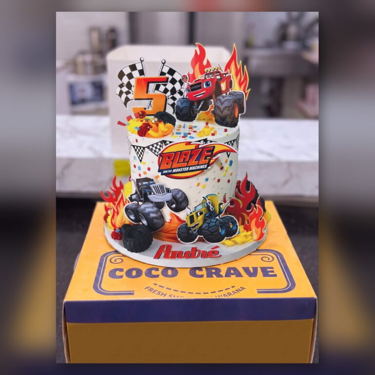 Blaze Monster Truck Cake in Lahore
