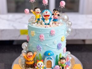 Blue Undersea Cartoon Birthday Cake in Lahore — CocoCrave Lahore