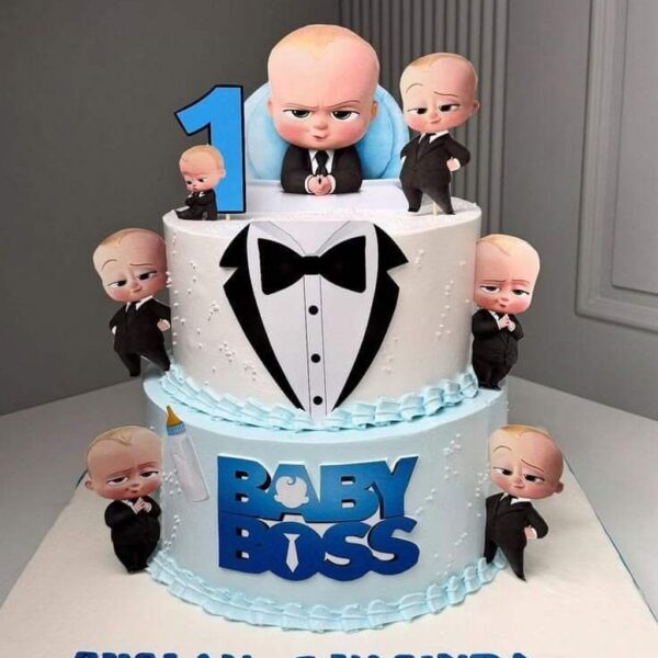 Boss Baby Theme Cake in Lahore — delivered in Eme Society, Lahore
