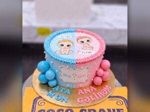 Boy or Girl Baby Reveal Cake in Lahore