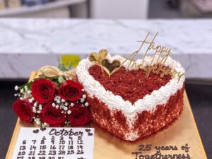 Heart Shaped Togetherness Cake in Lahore