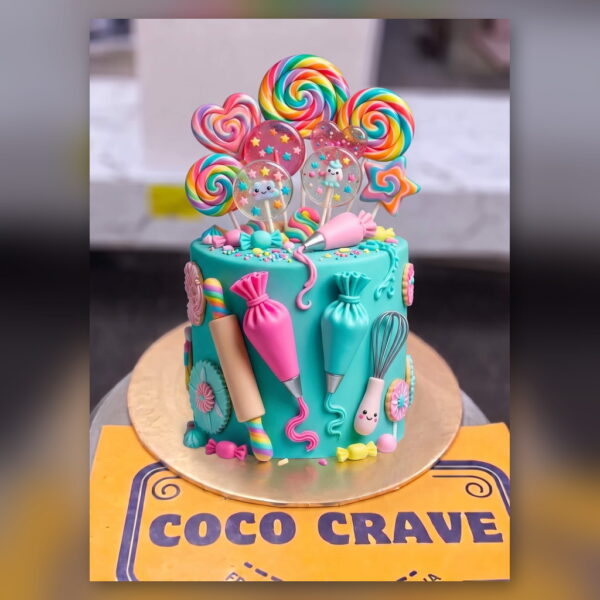 Candy Lollipop Cake in Lahore — delivered in Lake City, Lahore