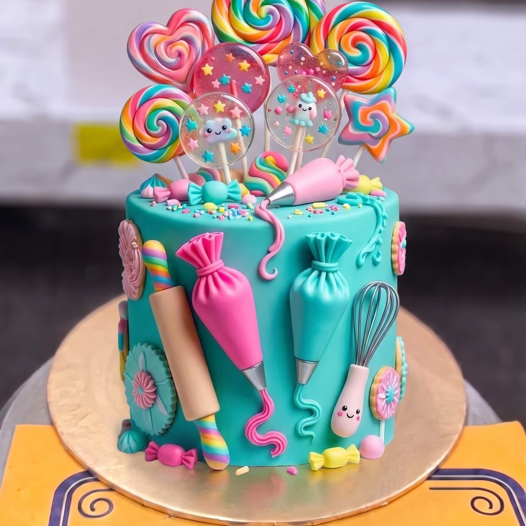 Candy Lollipop Cake in Lahore Candy Lollipop Cake — CocoCrave.pk Lahore
