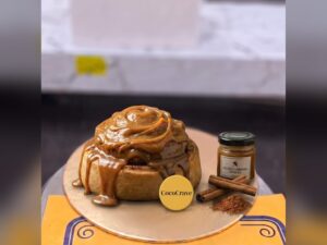 Caramel Heaven Cinnamon Roll in Lahore by CocoCrave.pk in Lahore