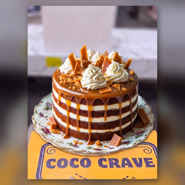 Caramel Cream Coffee Cake in Lahore — delivered in Lake City, Lahore