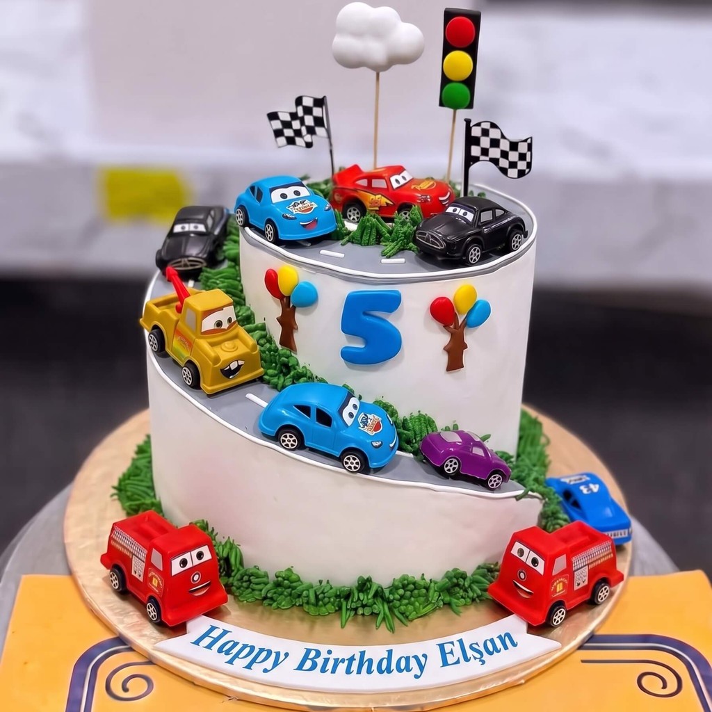 Cars and Traffic Cake in Lahore Cars and Traffic Cake — CocoCrave.pk Lahore