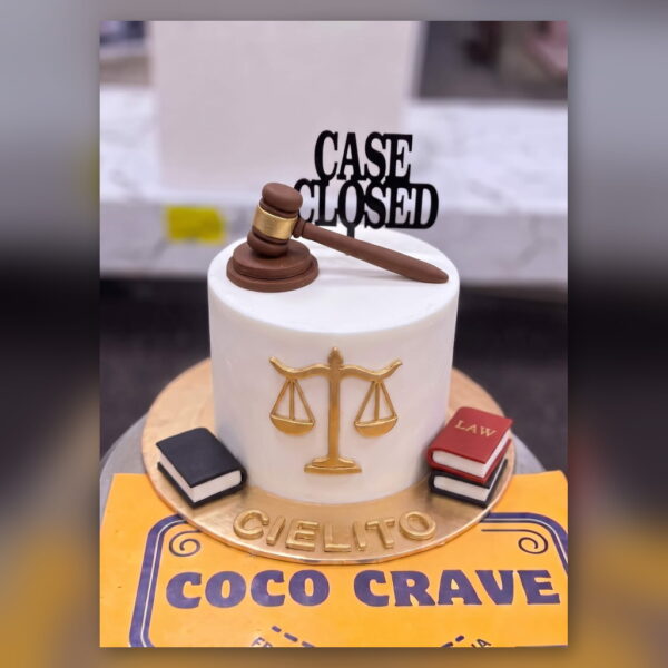 Case Closed Lawyer Cake in Lahore — delivered in Lahore Cake Delivery Dha, Lahore