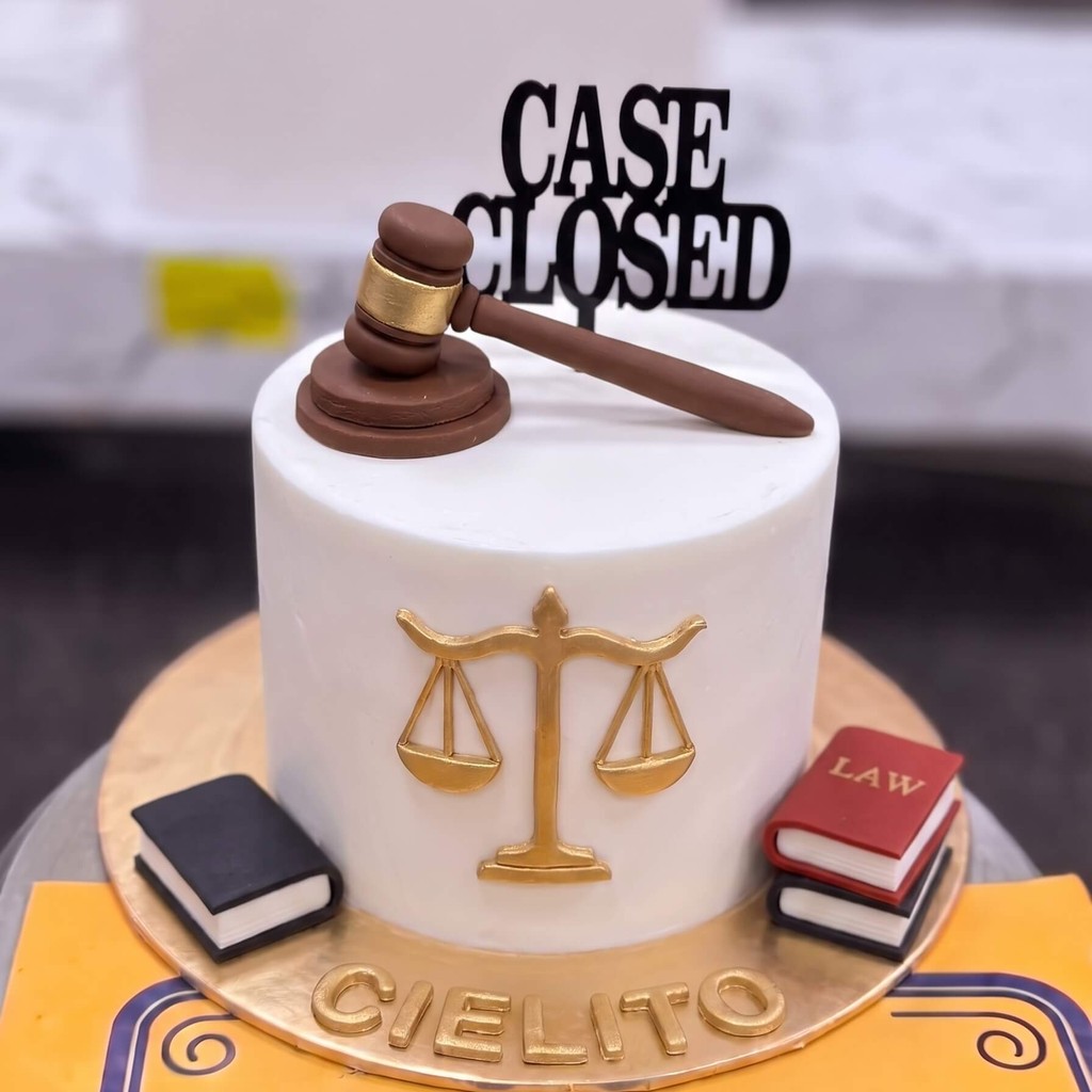 Case Closed Lawyer Cake in Lahore Case Closed Lawyer Cake by CocoCrave.pk in Lahore