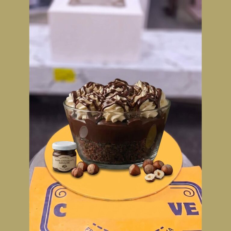 Custom Chilled Desserts Design Cake Delivery Lahore - CocoCrave.pk