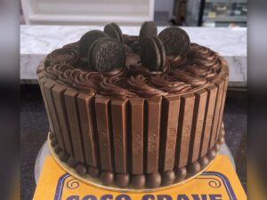 Chocolate Cookie and KitKat Cake in Lahore