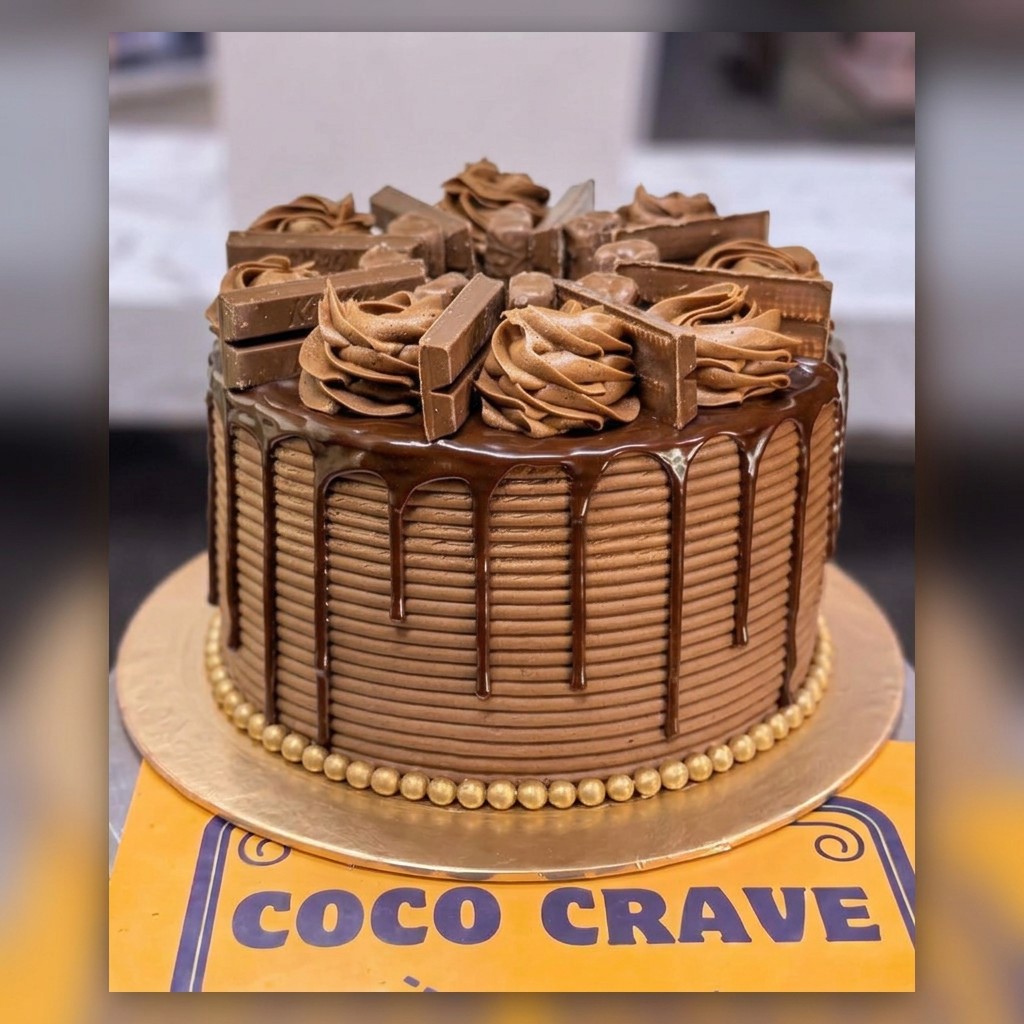 Chocolate Cream Shavings Birthday Cake in Lahore Chocolate Cream Shavings Birthday Cake in Lahore — CocoCrave Lahore