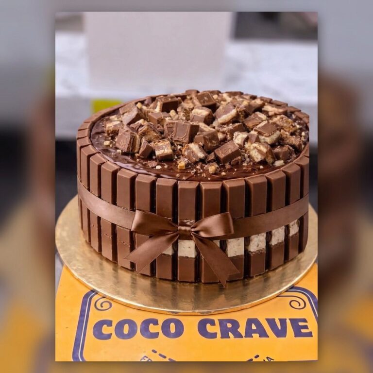 Chocolate Finger Bow Birthday Cake in Lahore