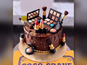 Chocolate Makeup Palette Cake in Lahore