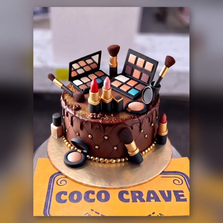Chocolate Makeup Palette Cake in Lahore