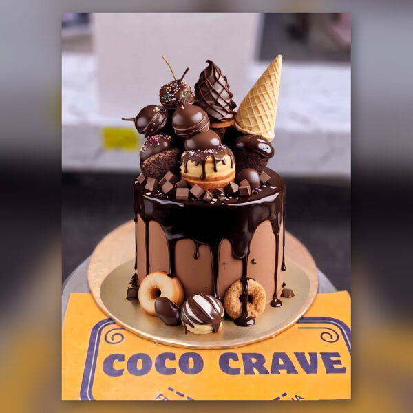 Chocolate Overload Coffee Cake in Lahore — delivered in Lahore Birthday, Lahore