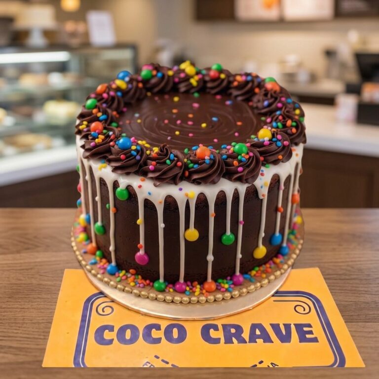 Chocolate Sprinkle Drip Cake in Lahore