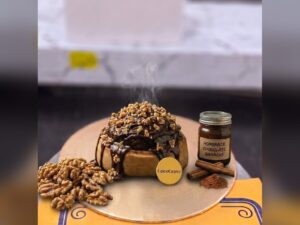 Chocolate and Walnut Loaded Cinnamon Roll in Lahore — delivered in Nfc Housing Society, Lahore