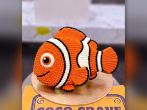 Clownfish Shaped Birthday Cake in Lahore — CocoCrave.pk Lahore
