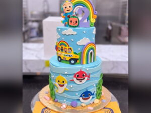 Cocomelon and Baby Shark Cake in Lahore — CocoCrave.pk Lahore