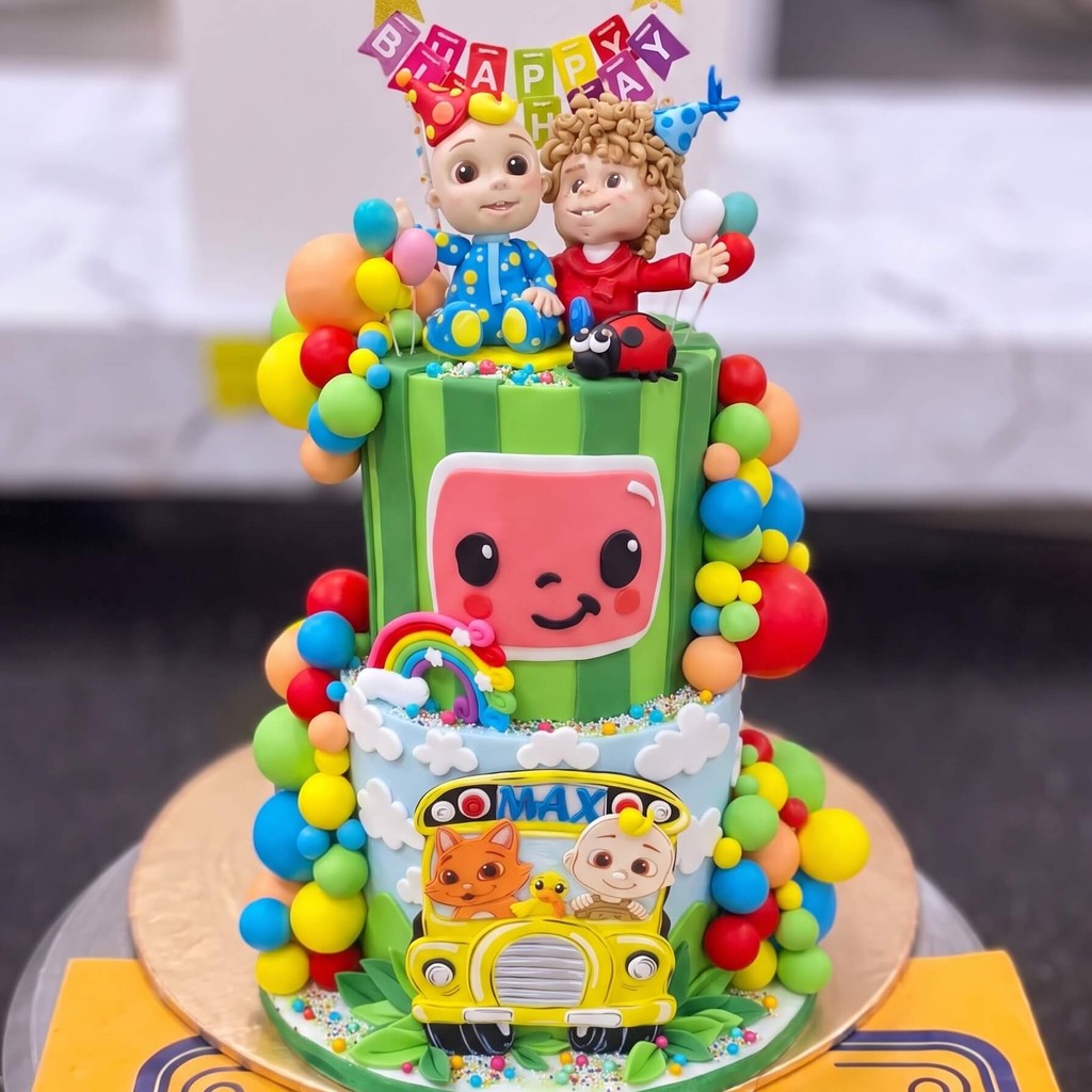 Cocomelon Balloon Cake in Lahore Cocomelon Balloon Cake — CocoCrave.pk Lahore