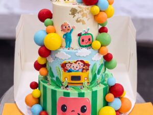 Cocomelon First Birthday Cake in Lahore