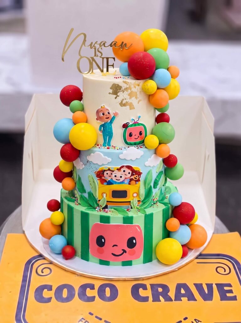 Cocomelon First Birthday Cake in Lahore