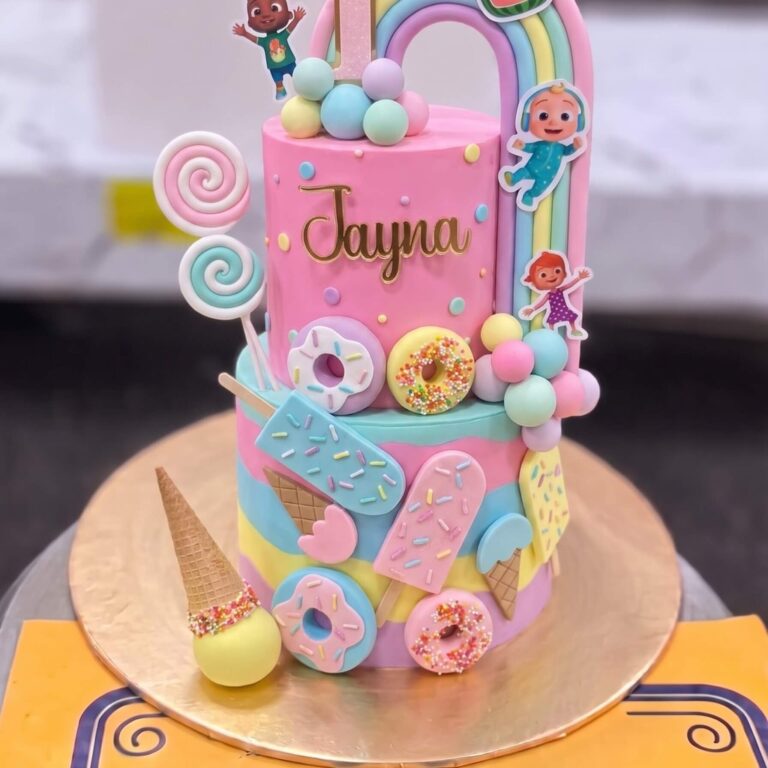 Cocomelon Donut Cake in Lahore