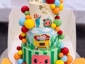 Cocomelon First Birthday Cake in Lahore