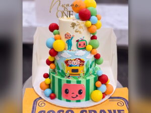Cocomelon First Birthday Cake in Lahore — CocoCrave.pk Lahore