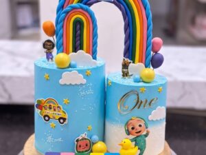 Cocomelon Rainbow Arch Cake in Lahore
