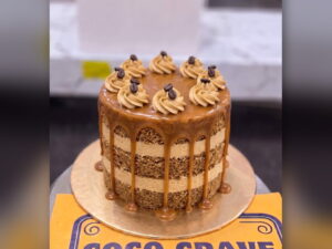 Coffee Bean Buttercream Cake in Lahore — CocoCrave.pk Lahore