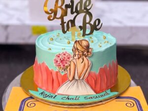 Colourful Bride To Be Celebration Cake in Lahore