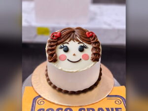 Cute Doll Face Birthday Cake in Lahore — CocoCrave.pk Lahore