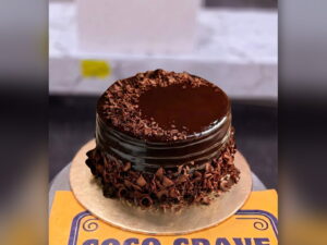 Dark Chocolate Shavings Cake in Lahore