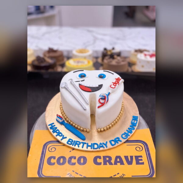 Dentist Tooth Cake in Lahore — delivered in Lake City, Lahore