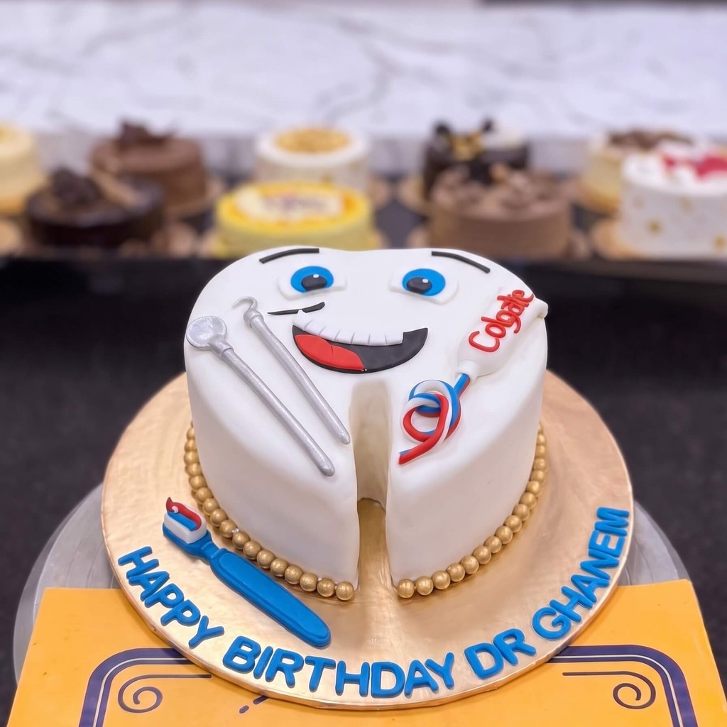Dentist Tooth Cake in Lahore Dentist Tooth Cake by CocoCrave.pk in Lahore