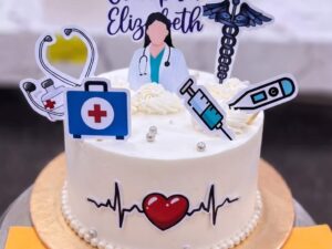 Doctor Birthday Cake with Medical Tools in Lahore