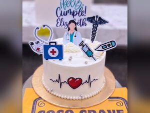 Doctor Birthday Cake with Medical Tools in Lahore