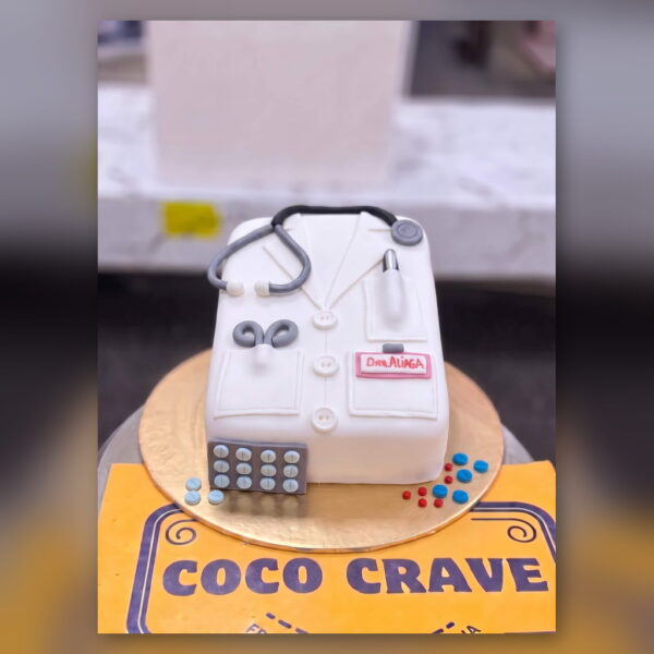 Doctor Coat Cake in Lahore — delivered in Awt Society, Lahore
