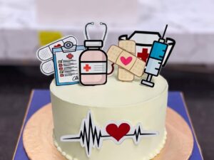 Nurse Medical Supplies Cake in Lahore