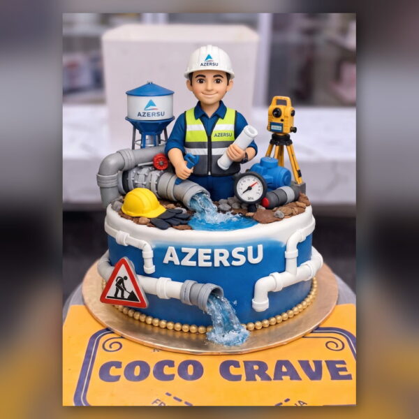 Engineer Cake with Pipes and Tools in Lahore — delivered in Lake City, Lahore