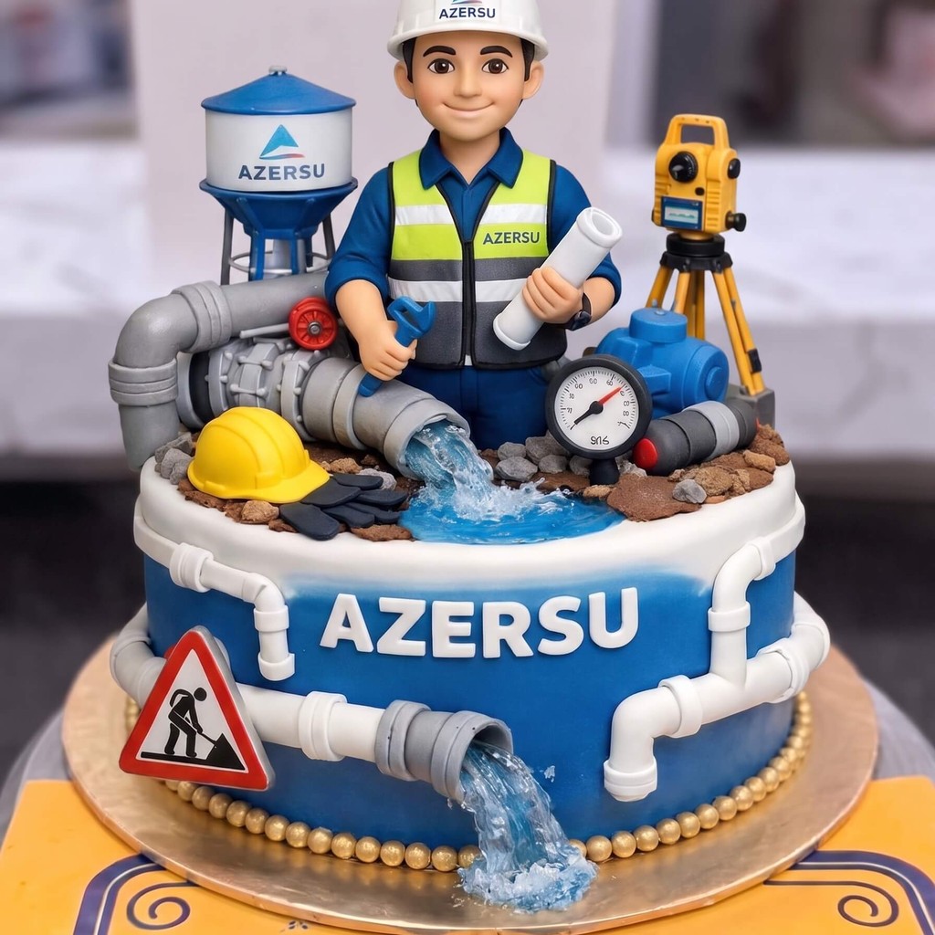 Engineer Cake with Pipes and Tools in Lahore Engineer Cake with Pipes and Tools by CocoCrave.pk in Lahore